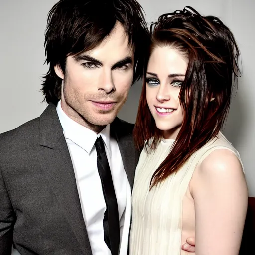 Prompt: ian somerhalder in love with kristen stewart