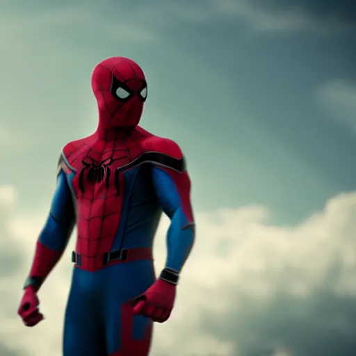 Prompt: ryan reynolds in a reverse coloured spider - man suit, cinematic, volumetric lighting, f 8 aperture, cinematic eastman 5 3 8 4 film, photorealistic