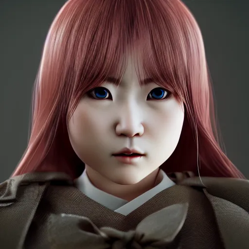 Image similar to japanese doll sculptures, realistic portraits, full body, unreal engine, 3 d, octane render, hd