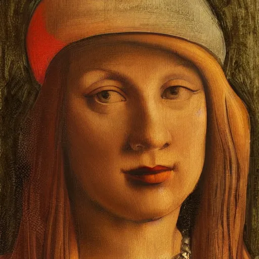 Image similar to a portrait of super - mario!!!!!!!! painting by da vinci ( ( ( ( mona lisa ) ) ) )