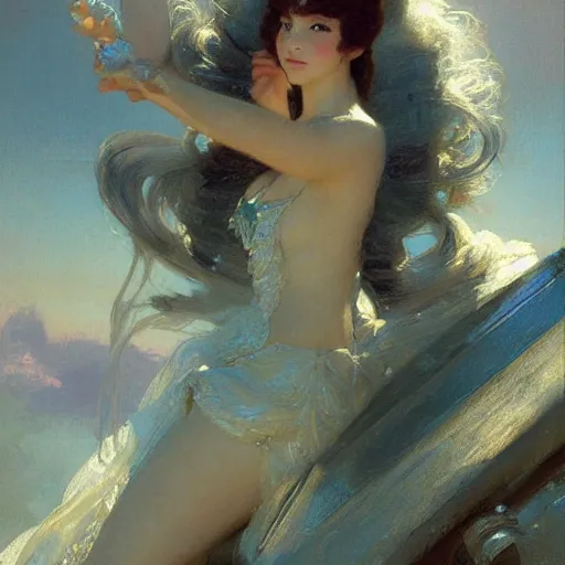 Image similar to portrait of anime princess, painting by gaston bussiere, craig mullins, j. c. leyendecker