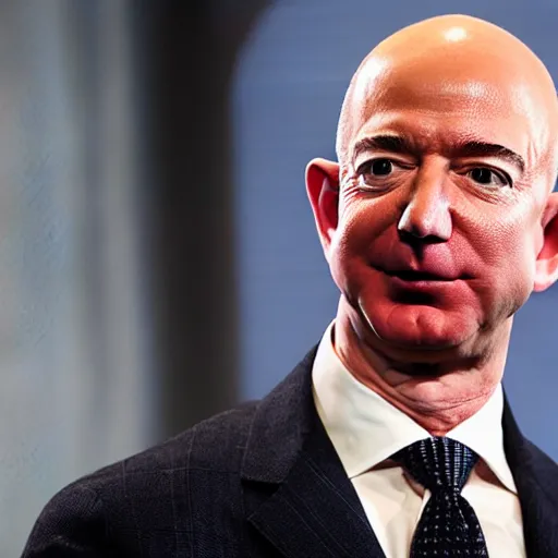 Image similar to jeff bezos as lex luthor