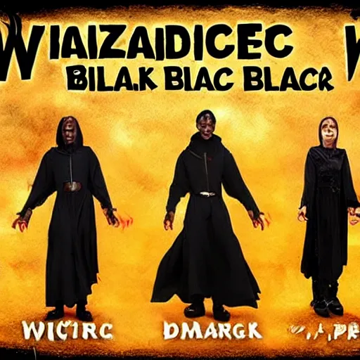 Prompt: wizard black magic