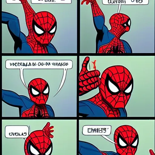 Image similar to spider man pointing at himself meme with funny caption