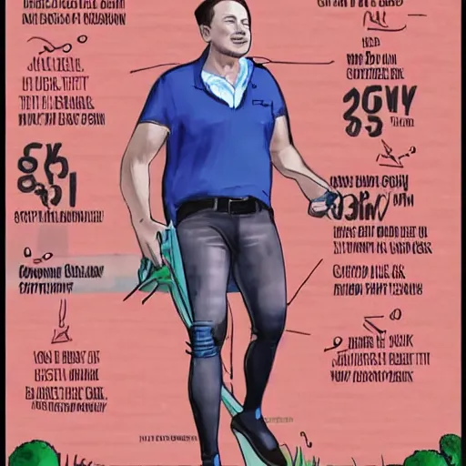 Image similar to centaur Elon Musk