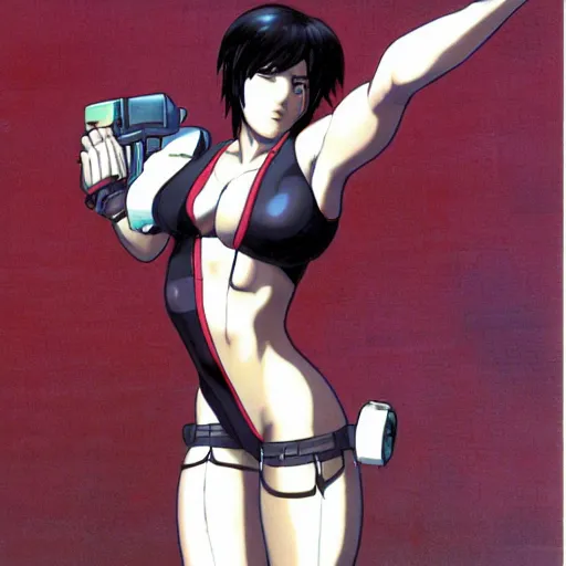 Image similar to tifa lockheart in ghost in the shell!! by masamune shirow