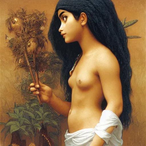 Prompt: sonic the hedge as young egyptian girl, full body, white loincloth, symetrical, grey background, intricate, sharp focus, illustration, orientalism, bouguereau, rutkowski, jurgens, ernst haeckel