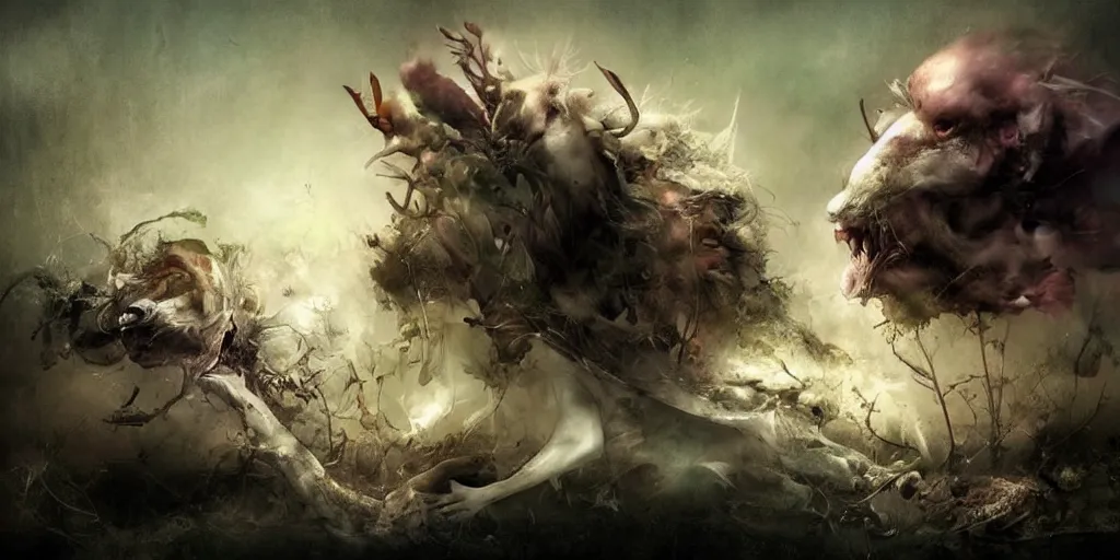 Prompt: The end of the world, by ryohei hase