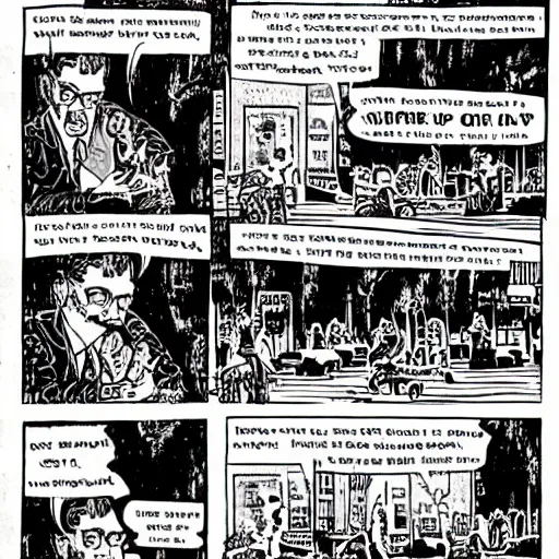 Image similar to robert crumb comic about beta simp cucks