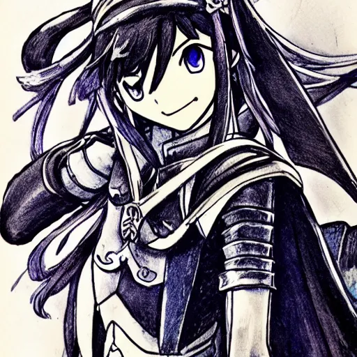 Prompt: lucina from fire emblem awakening drawn in the style of eiichiro oda, high detail, beautiful