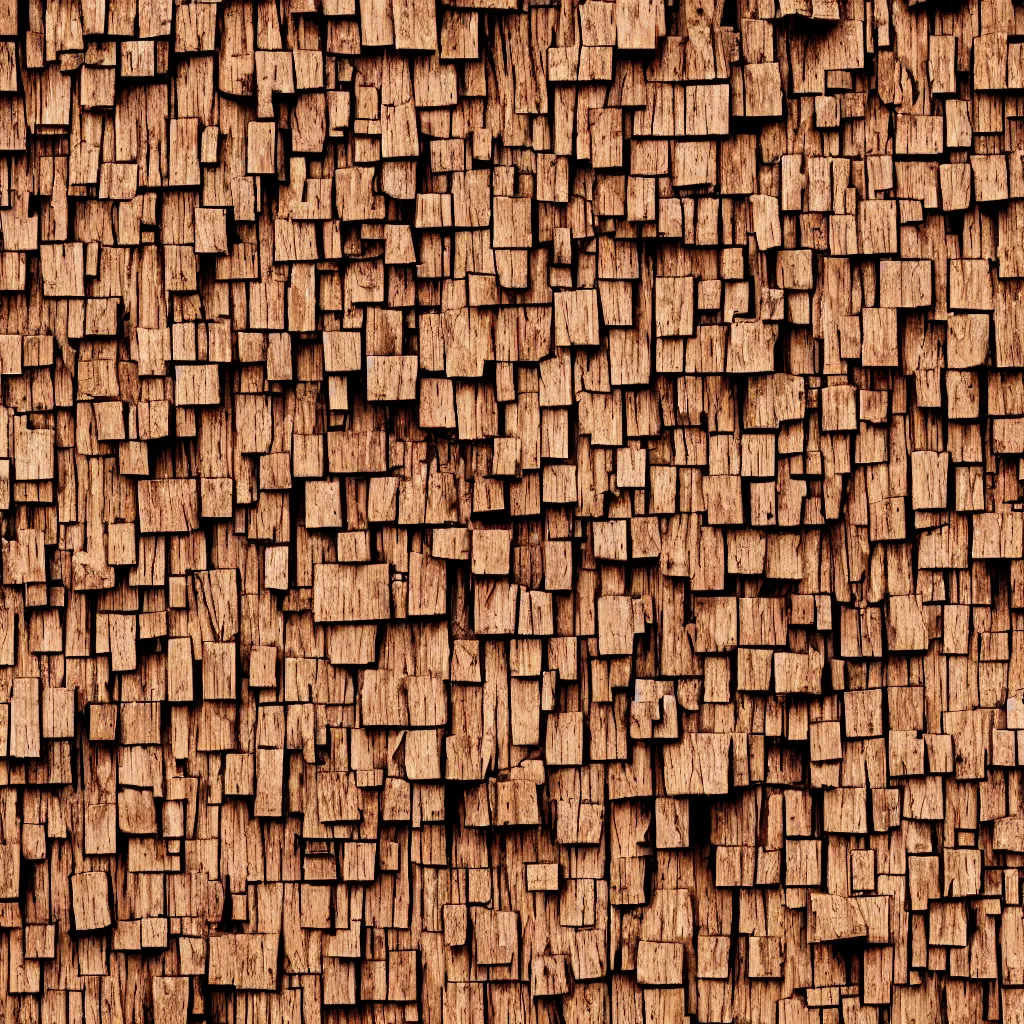 Prompt: a close up of a wall made of wood, a microscopic photo by fred a. precht, shutterstock contest winner, crystal cubism, dye - transfer, ultrafine detail, uhd image