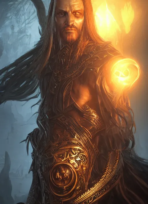 Image similar to greed the seven sin ultra detailed fantasy, elden ring, realistic, dnd character portrait, full body, dnd, rpg, lotr game design fanart by concept art, behance hd, artstation, deviantart, global illumination radiating a glowing aura global illumination ray tracing hdr render in unreal engine 5