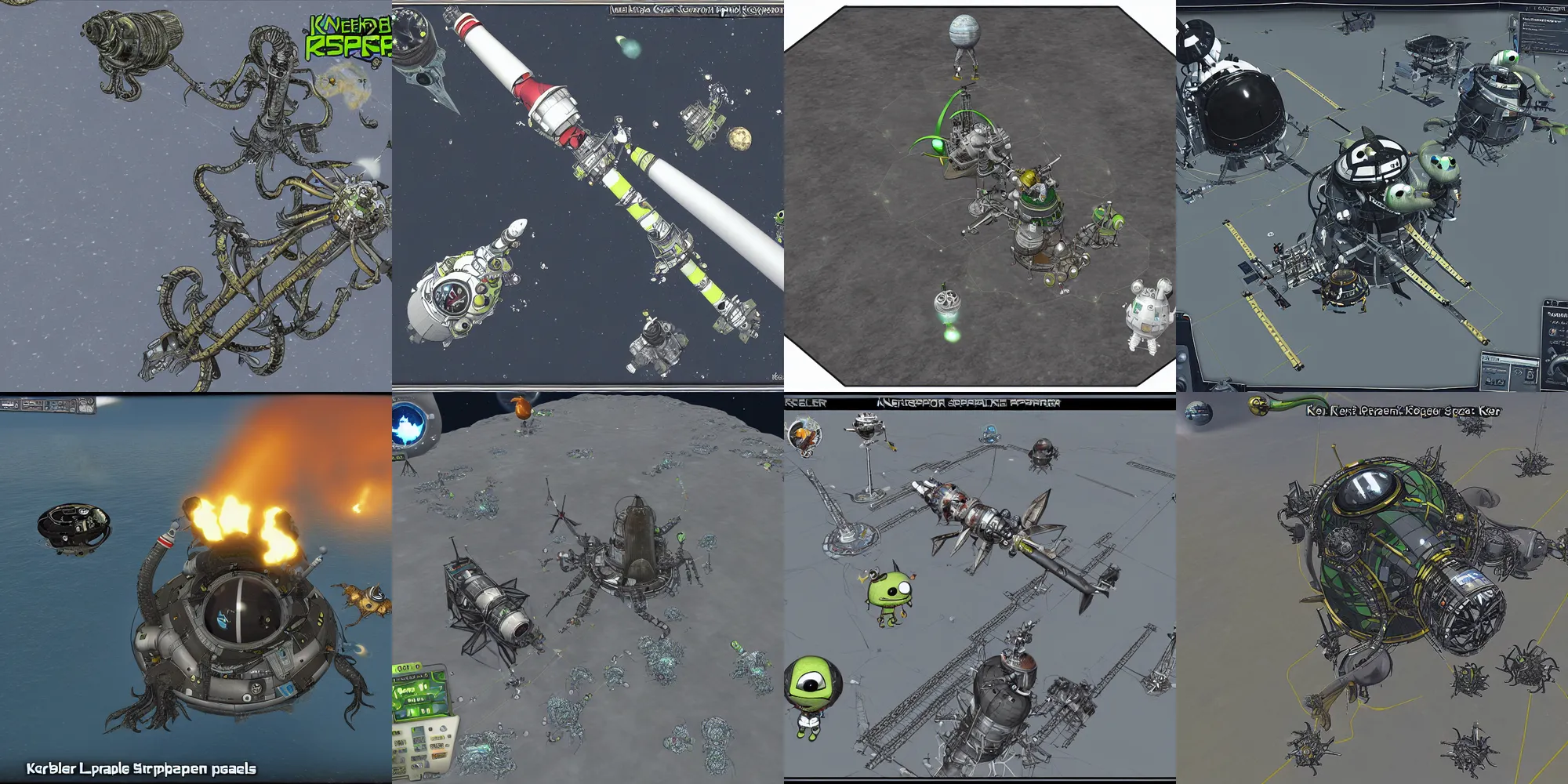 Prompt: kerbal space program space kraken