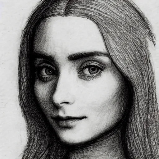 Prompt: leonardo davinci sketched ultradetailed beautiful studies of lilly collins