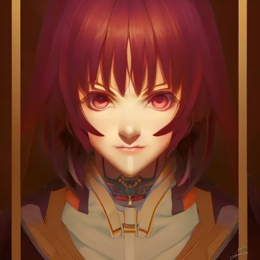 Image similar to symmetry!! portrait of megumin, konosuba, global illumination!! intricate, elegant, highly detailed, digital painting, artstation, concept art, smooth, sharp focus, illustration, art by artgerm and greg rutkowski and alphonse mucha