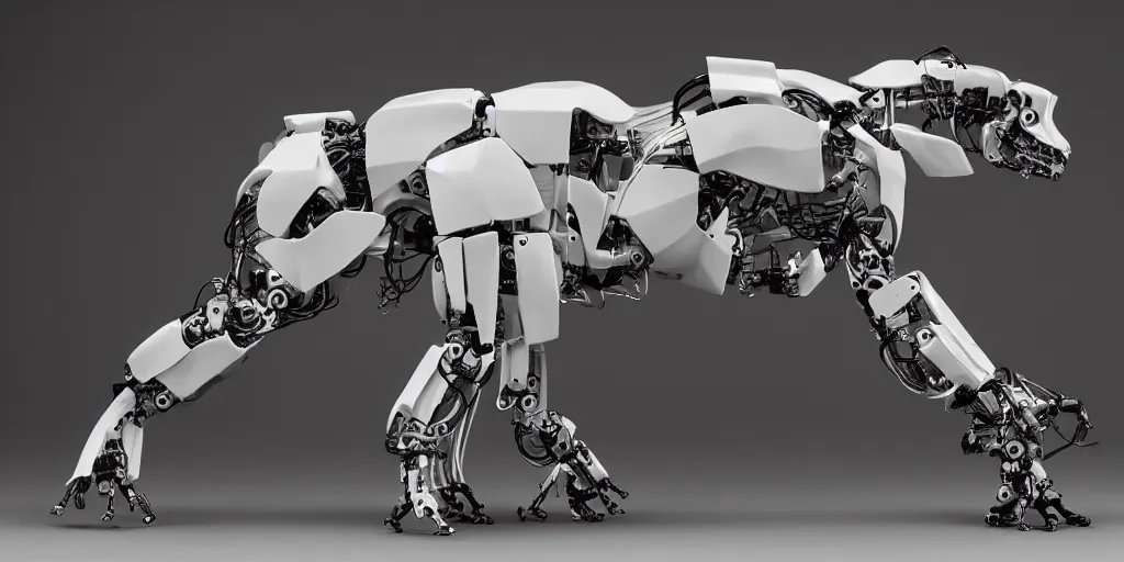 Image similar to photo of cybermorphic robotic animal