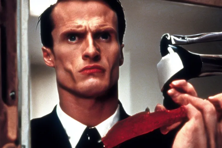 Prompt: american psycho ( 2 0 0 0 ) directed by mary harron