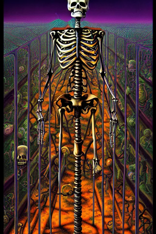 Image similar to a photorealistic painting of the transparent jelly isometric nightmare skeleton cemetery horror machine electronic chemistry by johfra bosschart, lisa frank, dark fantasy art, high detail, trending on artstation