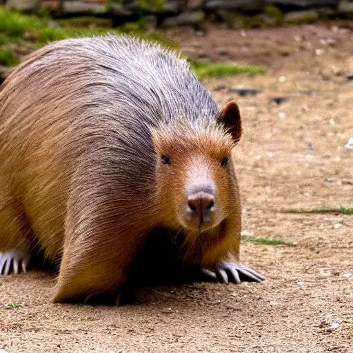 Image similar to giant capybara