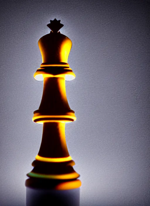 Image similar to queen chess piece photo, beautiful skin of led point lights, very detailed, highly detailed background, photorealism, sharp focus, photorealism, soft diffuse autumn lights, some sunlight ray, dark room wall, canon 5 d 5 0 mm lens