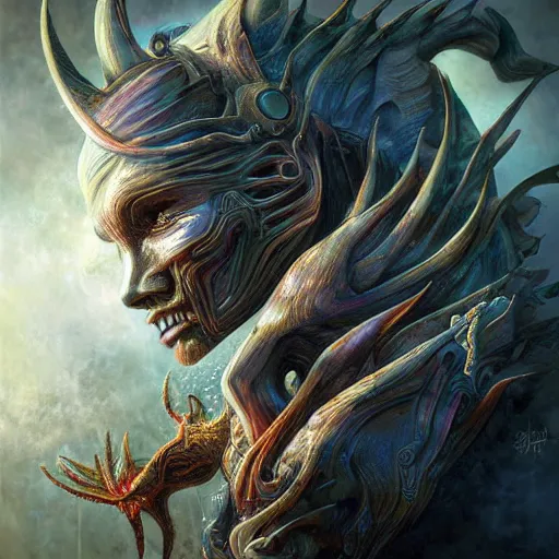 Image similar to fantasy art hyper realistic ai created interesting bizarre subconscious fantastic art award winning best ultra detailed magnificent