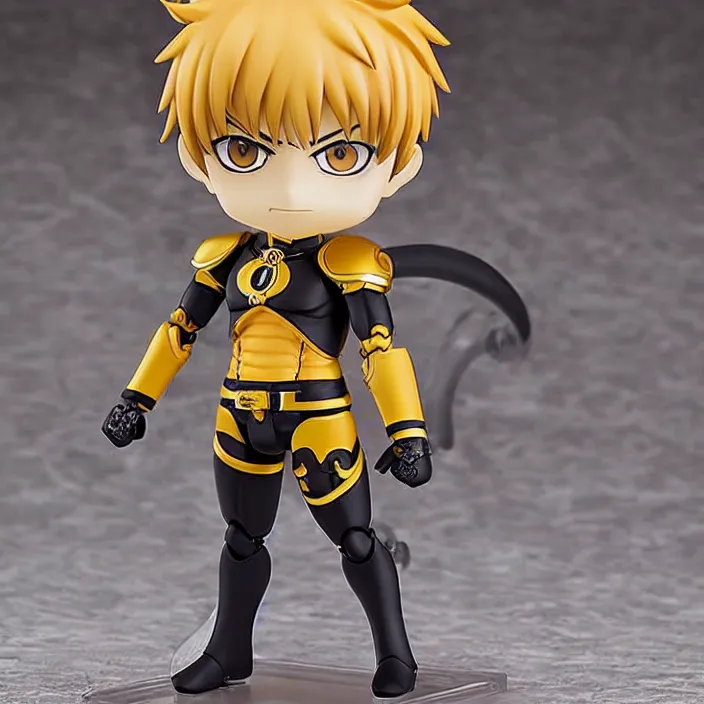 Image similar to Genos from One Punch Man, An anime Nendoroid of Genos from One punch Man , figurine, detailed product photo