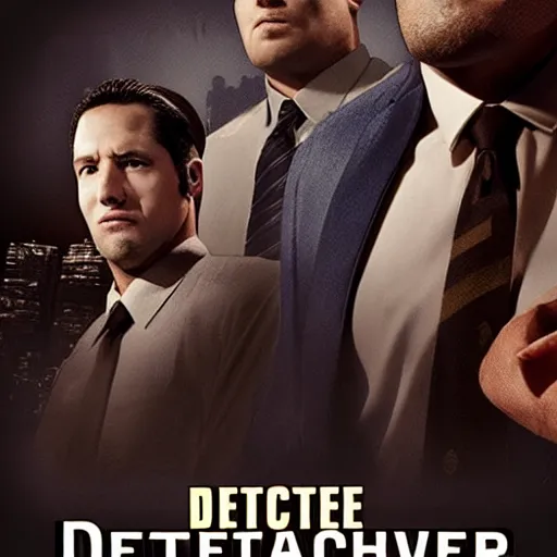 Image similar to detective undercover, film noir, brotherhood, objective, obscene