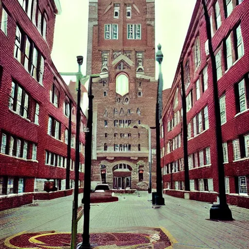 Prompt: “ dystopian boston college ”