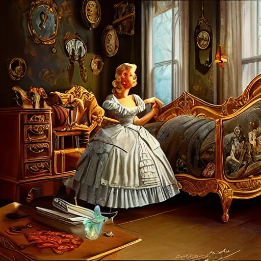 Image similar to “help Kentucky” Realistic, Regal, Refined, Detailed Digital Art, Michael Cheval, Walt Disney (1937), François Boucher, Oil Painting, Steampunk, Highly Detailed, Cinematic Lighting, Unreal Engine, 8k