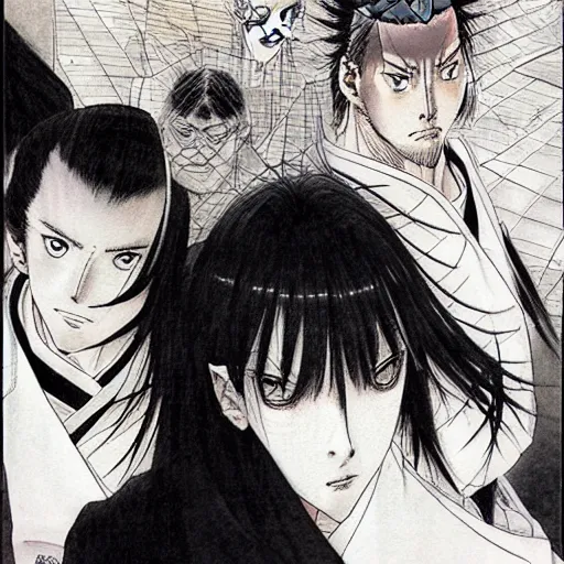 Prompt: a beauty by takehiko inoue.