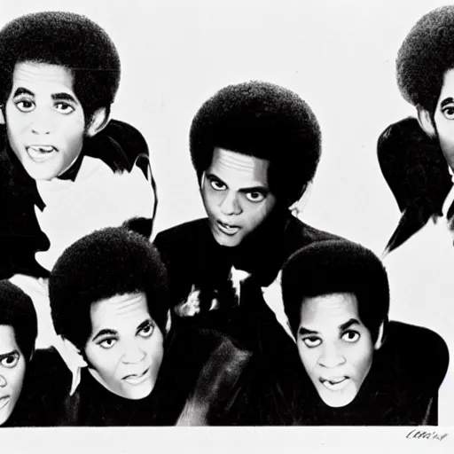 Image similar to the jackson five as vampire slayers