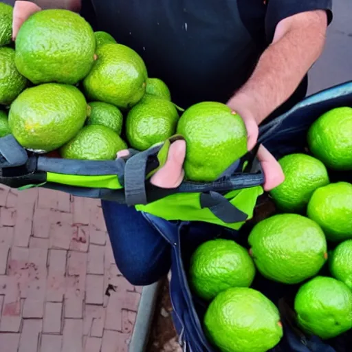 Image similar to limes guy holding monkeys