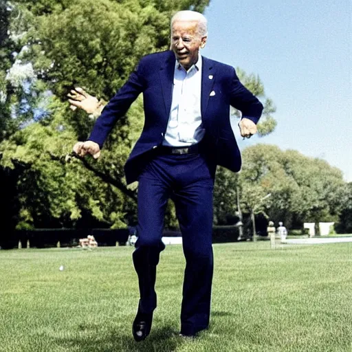 Prompt: color photo of joe biden as a body builder showing off his huge muscles, ap news photo, white house lawn, press conference, 8 k, 1 5 0 mp,