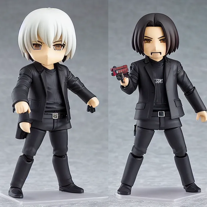 Image similar to Keanu Reeves, An anime nendoroid of Keanu Reeves, figurine, detailed product photo