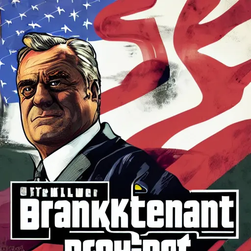 Image similar to franklin roosevelt in gta v, cover art by stephen bliss, boxart, loadscreen