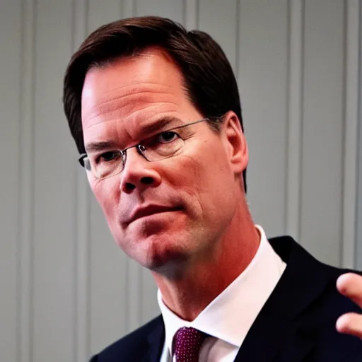 Image similar to Mark Rutte as Satan