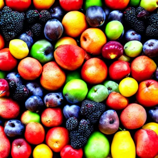 Image similar to a group of fresh fruit