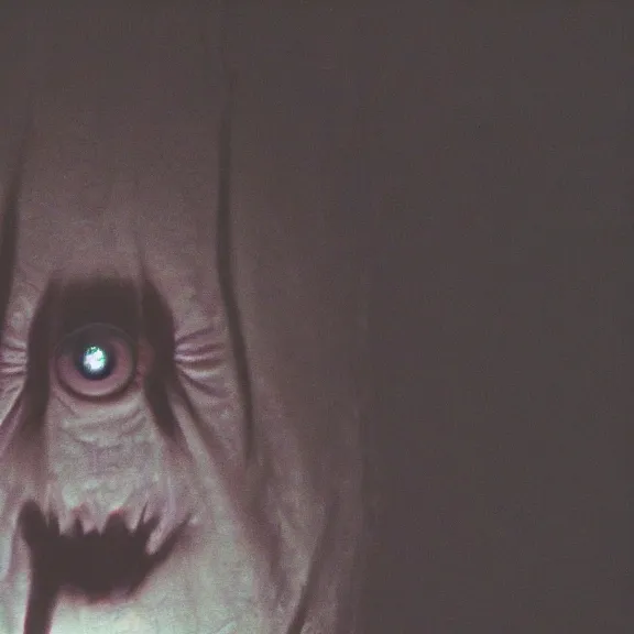 Image similar to its following you, dark night, footage, creature, evil