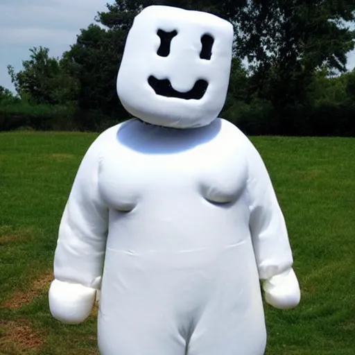 Image similar to clouds in the shape of the stay puft marshmellow man