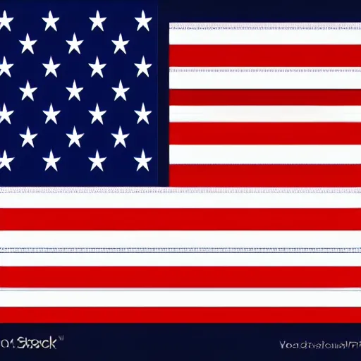 Prompt: the united states flag as designed by jackson pollack, high quality, high resolution