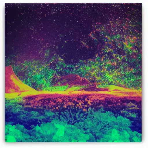 Prompt: disco diffusion landscape of island, by holosomnia on instagram