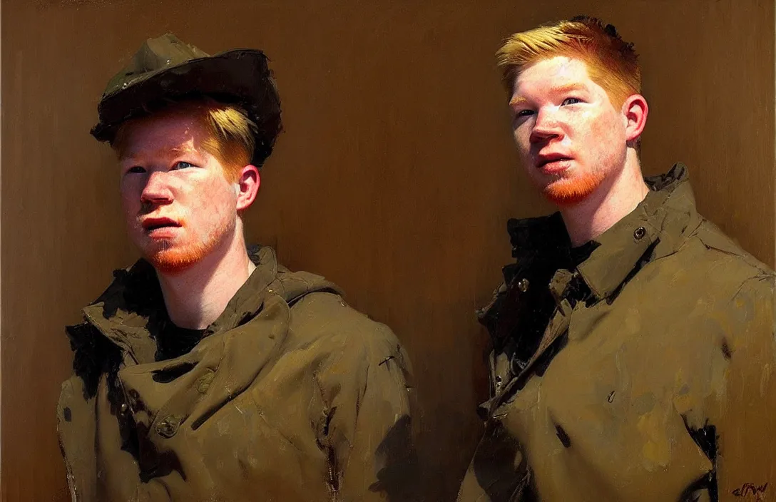 Image similar to portrait of kevin de bruyne!!!!!!!!!!!!!!!!!!!!!!!!!!!, detailed face, detailed painting, epic lighting, by ilya repin, phil hale and kent williams