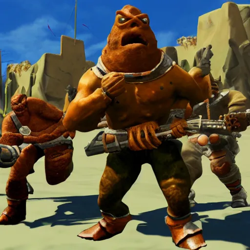 Image similar to gorn video game