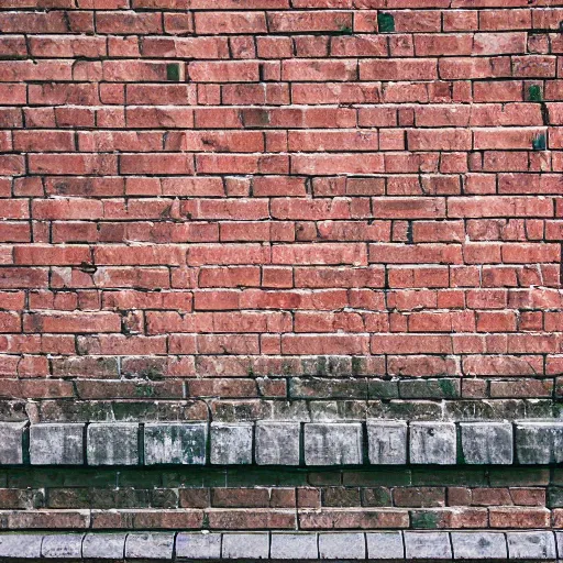 Image similar to a brick railing in front of greenscreen