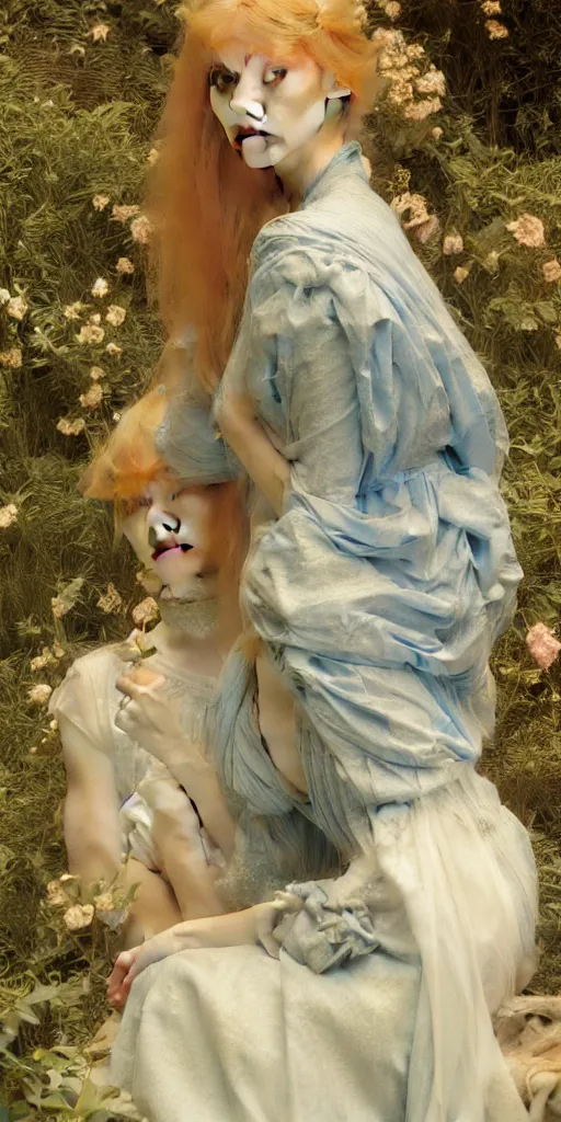 Image similar to cinderella, masterpiece by Edgar Maxence and Ross Tran and Michael Whelan, gustav dore, 8k, octane render