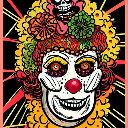 Prompt: coco the clown by broken fingaz