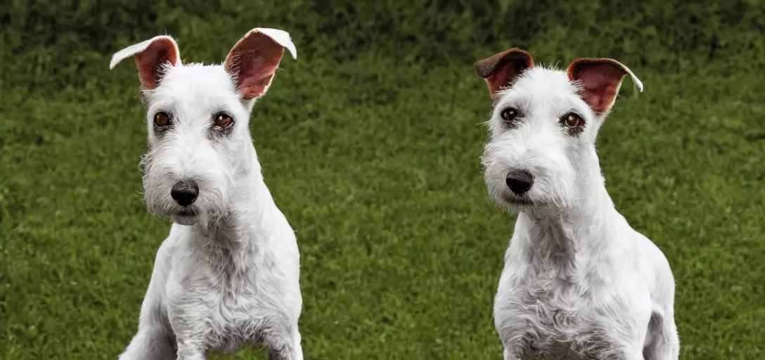 Image similar to portrait of an old fox terrier, award winning photograph