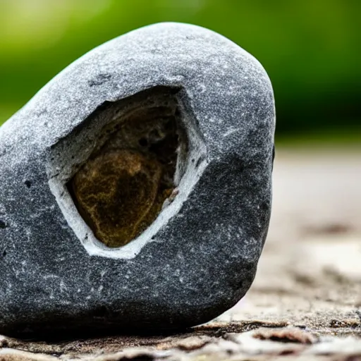 Image similar to a rock in the shape of a car