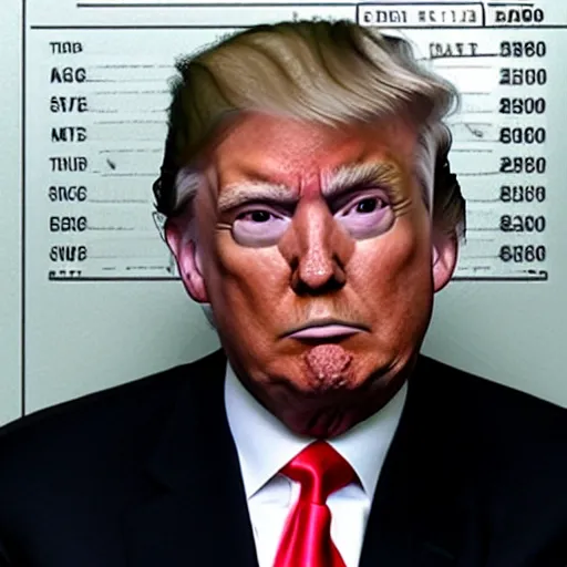 Prompt: donald trump mugshot