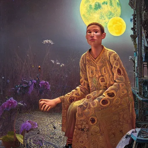 Image similar to 🌝 👦🏽 by james c. christensen